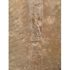 Genie in front of a tree of life, details, fruits, flowers